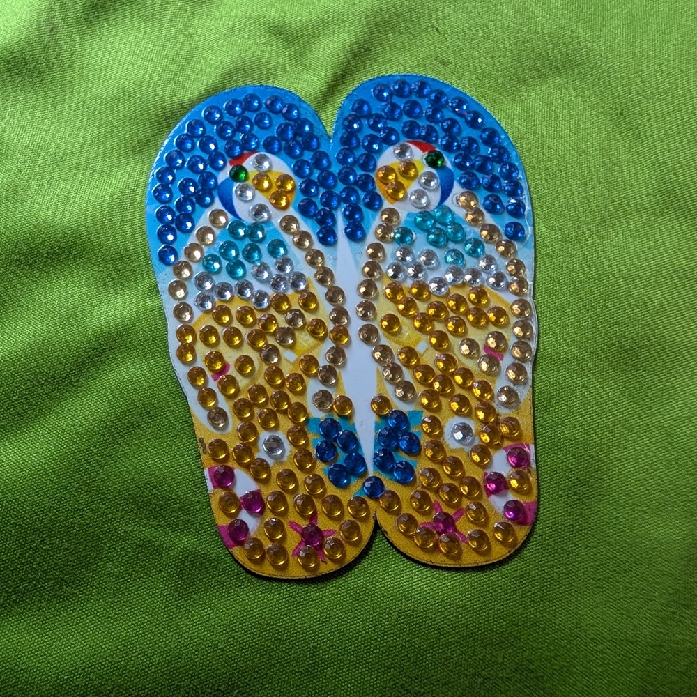 5 For $10 Colorful Flip Flop Refrigerator Magnet